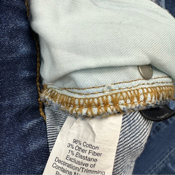 Madewell Cruiser Straight Two Tone Denim Jean Size 25 - Picture 8 of 11